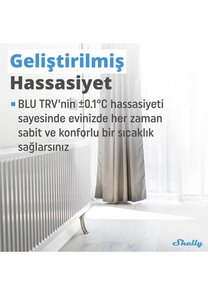 Blu Trv Akıllı Termostatik Radyatör Vanası