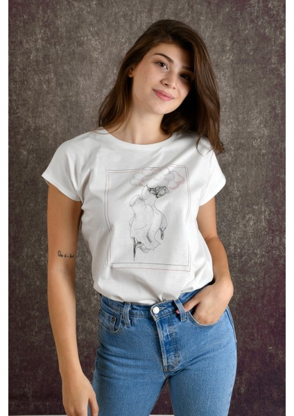 Body Kadın Baskılı T-Shirt