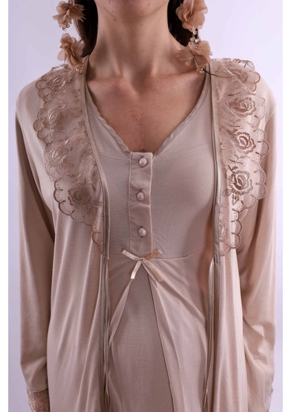 Pembe Sabahlıklı Hamile Lohusa Pijama Takımı BYL224242 indirimleri