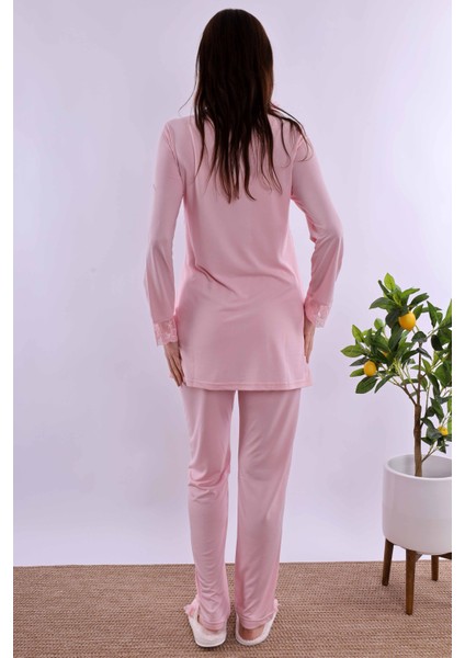 Turkuaz Hamile Lohusa Pijama Takımı BYL224032 modelleri