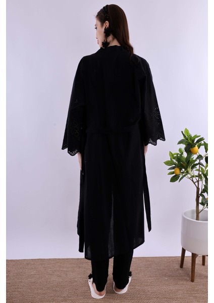 Pudra Fistolu Sabahlıklı Hamile Lohusa Pijama Takımı BYL290242 modelleri