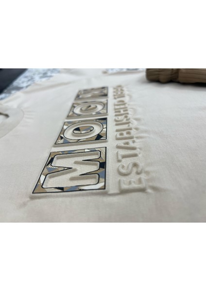 Erkek Çocuk "moon" Baskılı Tişört ve Ribanalı Şort Takımı - %100 Pamuk modelleri