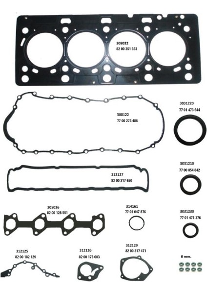 Conta Motor Tk. Clıo 1.5