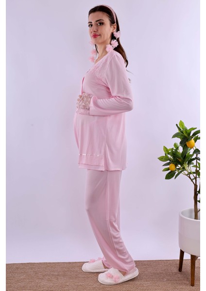Mavi Hamile Lohusa Pijama Takımı BYL224222