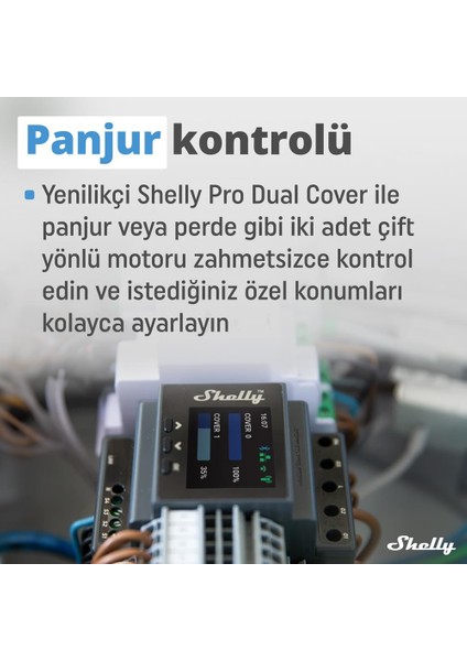 Pro Dual Çift Motorlu Panjur Kontrol Rölesi