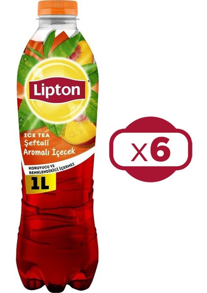 Ice Tea Şeftali 1 Lt x 6 Adet