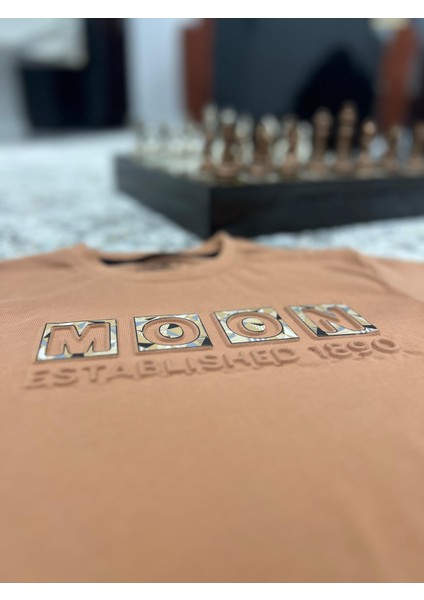 Erkek Çocuk "moon" Baskılı Tişört ve Ribanalı Şort Takımı - %100 Pamuk fiyatları