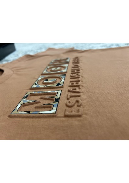 Erkek Çocuk "moon" Baskılı Tişört ve Ribanalı Şort Takımı - %100 Pamuk modelleri