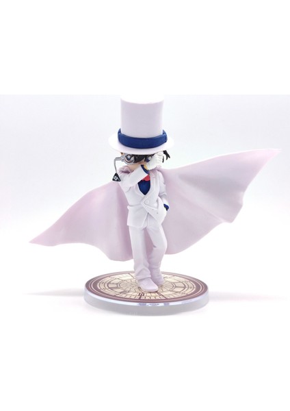 Conan Figürü Beyaz Elbise Kudo Shinichi Versiyonu Küçük Model Oyuncak (Yurt Dışından)