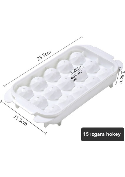 15 Kare Yuvarlak Buz Küpü (Yurt Dışından)