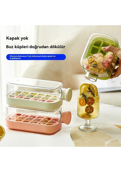 Açık Spor Pipet Presli Silikon Buz Karesi Kalıp (Yurt Dışından)