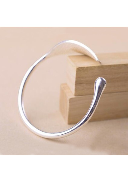 Yaprak Manşet Açık Parantez Bilezik Kadın Vintage Gümüş Jewry Lüks Bilezik (Yurt Dışından) indirimleri