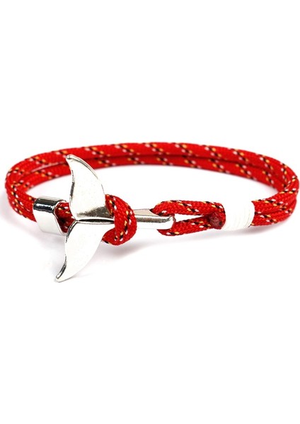 Balina Kuyruğu Çapa Charm Denizcilik Hayatta Kalma Halat Zincir Braketleri Siyah (Yurt Dışından) fırsatları