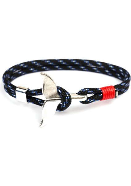 Balina Kuyruğu Çapa Charm Denizcilik Hayatta Kalma Halat Zincir Braketleri Kırmızı (Yurt Dışından) indirimleri