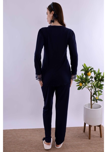 Mavi Hamile Lohusa Pijama Takımı BYL224222