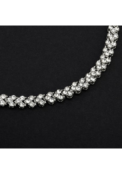 Düğün, Nişan, Annenin Gündüz ve Doğum Günü Hedii Için Yapay Mas Kakma ile Göz Alıcı Kadın Kristal Bilezik, Çap: 5.25 Cm, Çevre: 16.5 cm (Yurt Dışından) modelleri