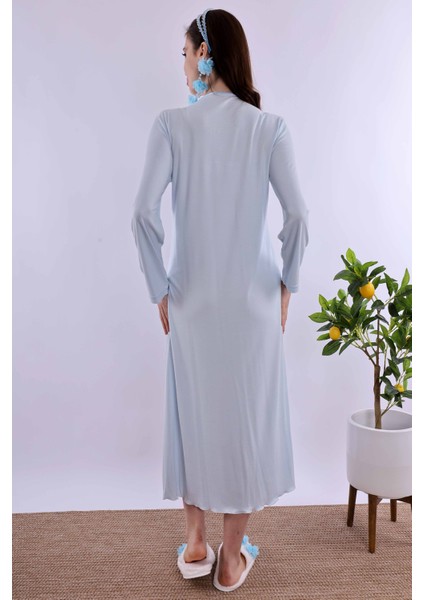 Mavi Hamile Lohusa Gecelik BYL240332 modelleri