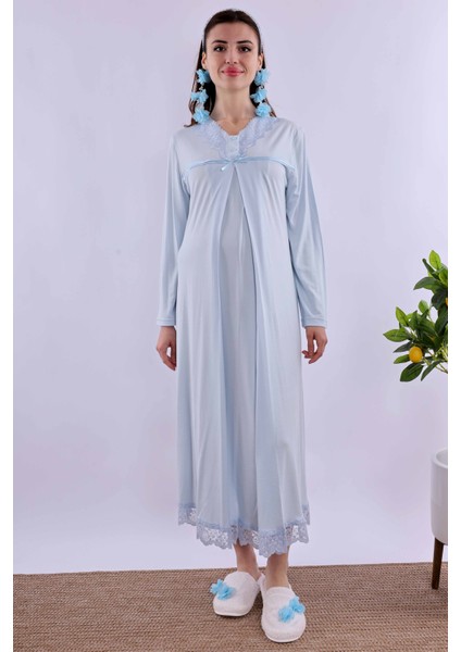 Mavi Hamile Lohusa Gecelik BYL240332 fırsatları