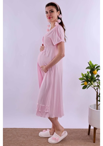 Pembe Hamile Lohusa Gecelik BYL280232