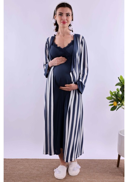 Lacivert Hamile Lohusa Set BYL290362