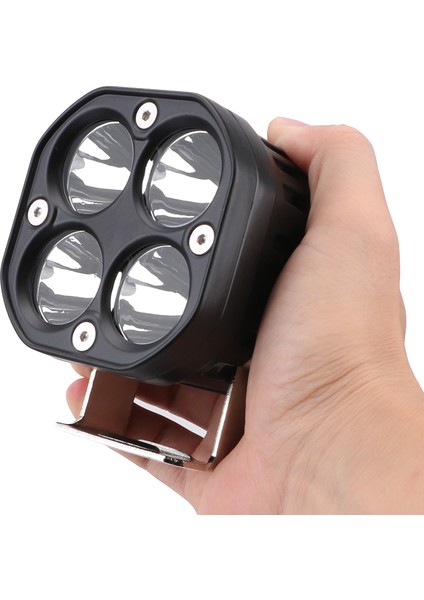 Off Road ve Arazi Aracı 3 Inç Amber Sarı Ve Beyaz renk modlu Renk Çalışma ve Sis Lambası Motosiklet 2 ADET