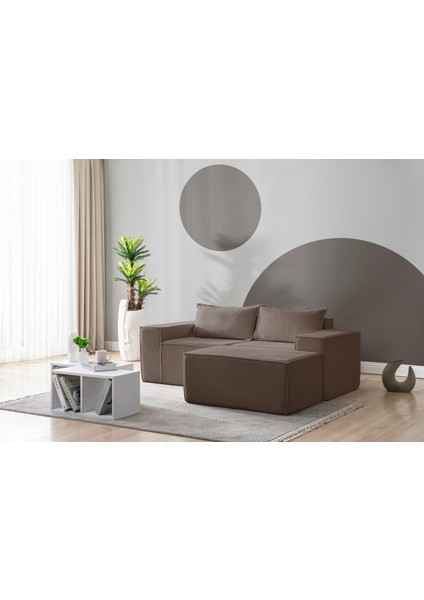 Puzzle Koltuk Tamamen Sünger Minimalist 3 Lü Koltuk