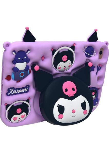 Samsung Galaxy A9+Plus Kılıf Çocuklar Için Eğlenceli Standlı Elegance Kuromi Kapak fiyatları