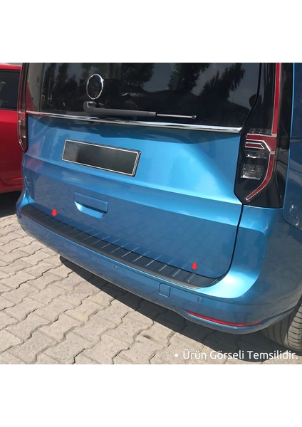 Peugeot Expert Traveller Arka Tampon Eşiği - Mat Siyah | 2017 ve Sonrası modelleri