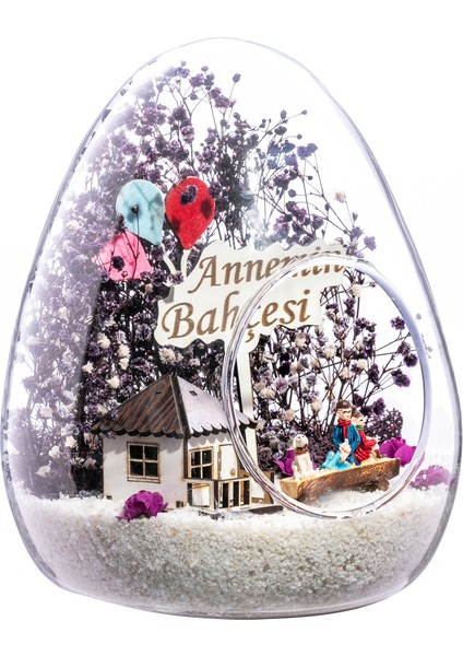 Teraryum Annemin Bahçesi Beraber Bir Ömür Sırt Sırta-Mor