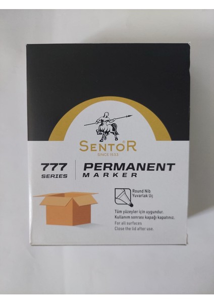 Permanent Kalemi Siyah 12'li