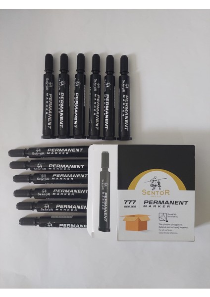 Permanent Kalemi Siyah 12'li modelleri