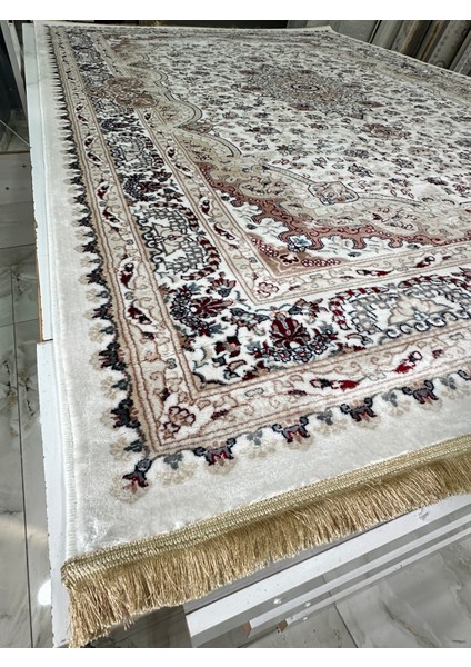 Etnik Desen Halı Beyaz Semerkant Argın Halı fiyatları