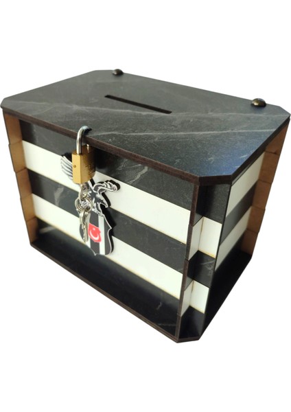 Kumbara - Parabox Ahşap Tip Box Taraftara Özel