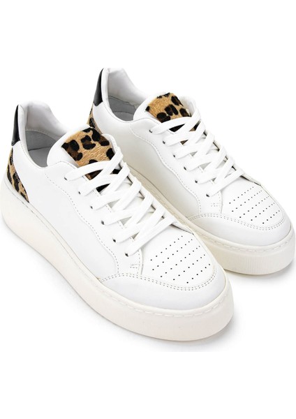 Kadın Vegan Beyaz Sneakers & Spor Ayakkabı 1009 118 Bn Ayk Y25 Beyaz Cılt