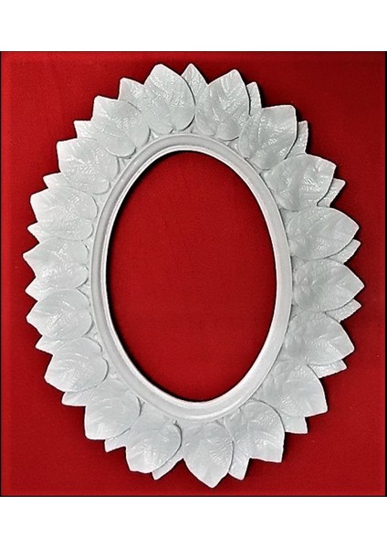 Yaprak Kabartmalı 25 cm Çerçeve Silikon Kalıp K-807