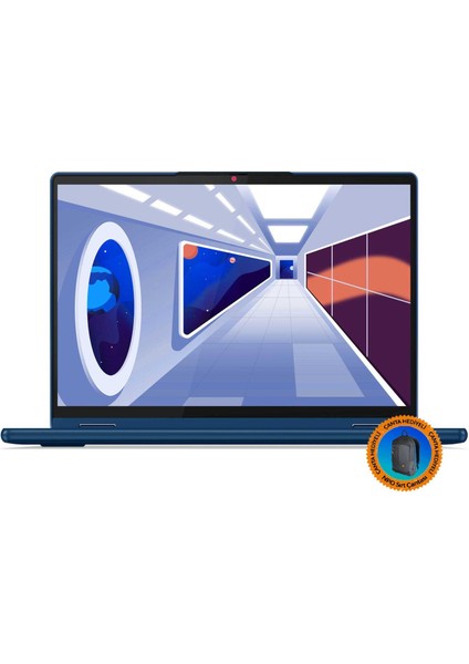 Yoga 6 83B2009NTX002 Ryzen5 7530U 8gb 512SSD 13.3" Wuxga Touch W11P Taşınabilir Bilgisayar-CNT003