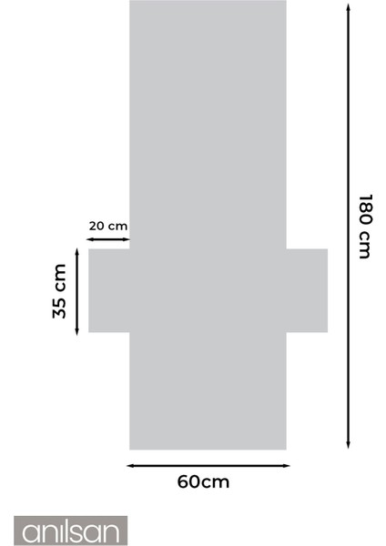 Pamuk Şezlong Havlusu 60 x 180 cm - Hızlı Kuruyan Plaj ve Havuz Havlusu