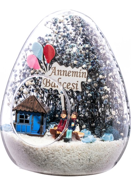 Teraryum Annemin Bahçesi Beraber Bir Ömür Yan Yana-Mavi