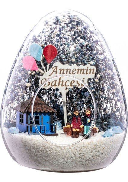 Teraryum Annemin Bahçesi Beraber Bir Ömür Yan Yana-Mavi modelleri