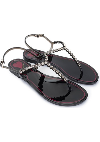 Kadın Pvc Siyah Parmak Arası Sandalet 774 101E Bn Sndlt Y25 Black fiyatları