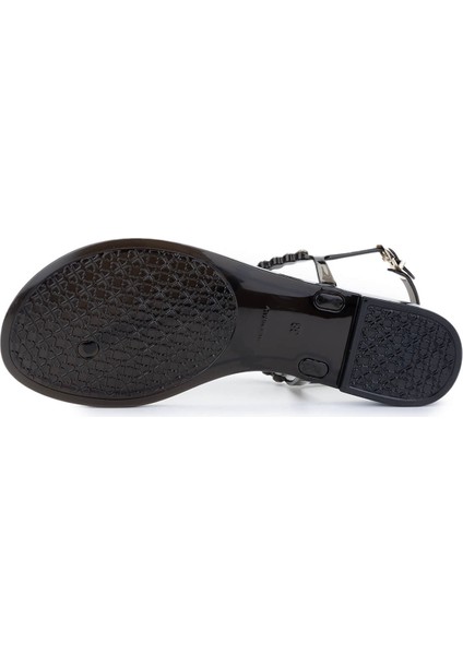 Kadın Pvc Siyah Parmak Arası Sandalet 774 101E Bn Sndlt Y25 Black fırsatları