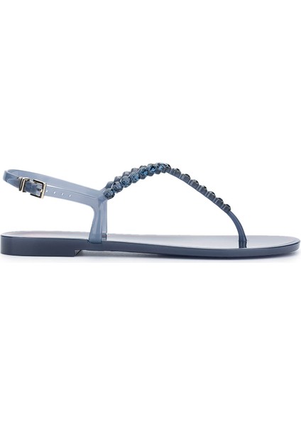 Kadın Pvc Siyah Parmak Arası Sandalet 774 101E Bn Sndlt Y25 Black