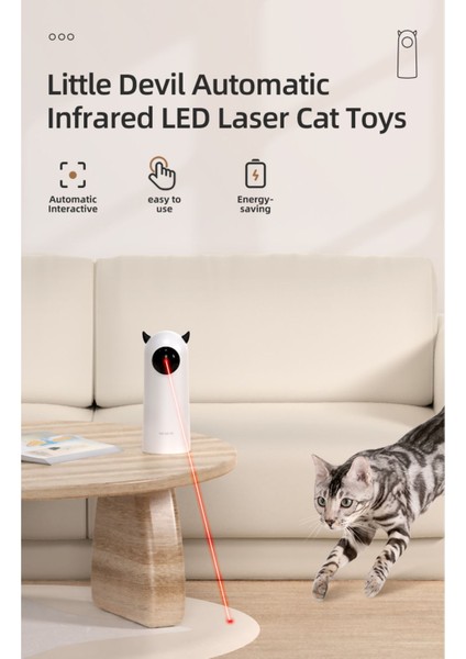 Luxury Rojeco Otomatik Kedi Lazer Oyuncağı 1 Adet modelleri