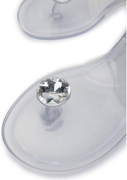 Kadın Pvc Şeffaf Parmak Arası Sandalet 774 828E Bn Sndlt Y25 Glass