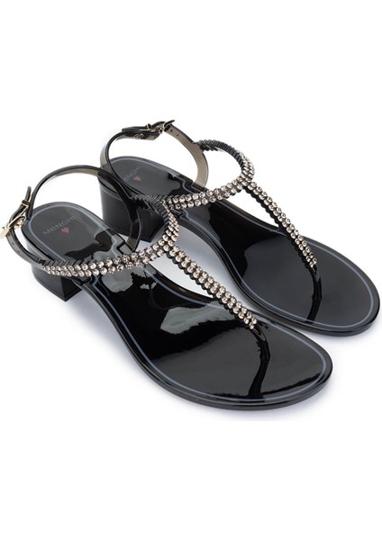 Kadın Pvc Siyah Parmak Arası Sandalet 774 903E Bn Sndlt Y25 Black fiyatları