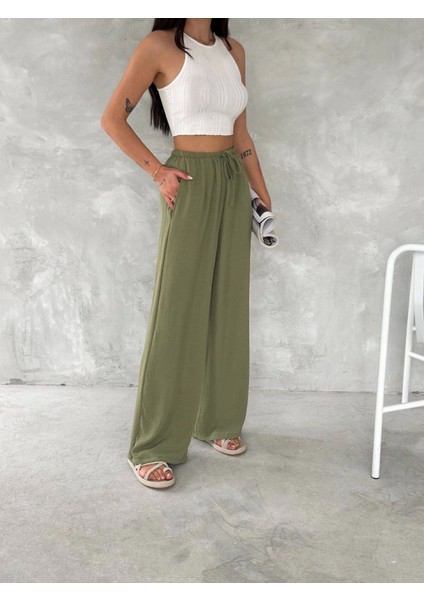 Ayrobin Oversize Pantalon - Mint Yeşili