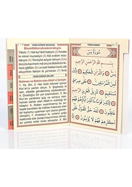 Kadife Kaplı Yasin Mor - 10 Adet