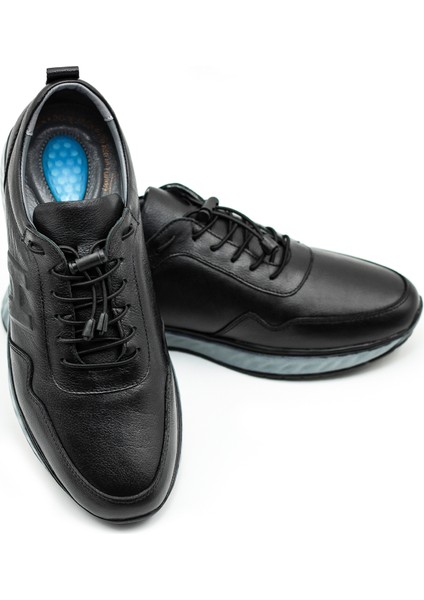 Flexora06 Hakiki Deri Siyah Ortopedik Jelli Günlük Erkek Ayakkabı fiyatları