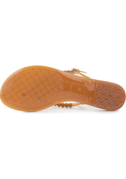 Kadın Pvc Karamel Parmak Arası Terlik 774 120E Bn Trlk Y25 Squash