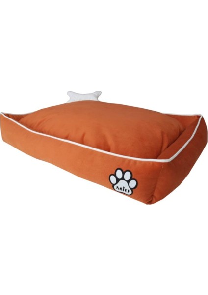 Luxury Miu Tay Tüyü Kedi ve Köpek 15X70X100 cm Turuncu 1 Adet